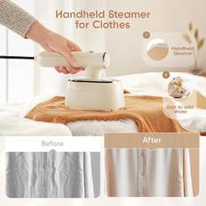 Tomtop Jms Travel Steamer for Clothes Portable Handheld Steaming Iron 2-In-1 Garment Steamer