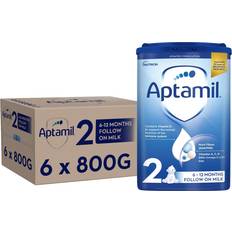 Aptamil 2 Follow On Baby Milk Powder 800g Pack of 6