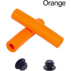 Orange Grips Dechoicelife Orange 2pcs ODI MTB Handle Silicone Bicycle Grips