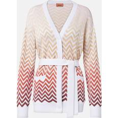 Multicoloured - Women Cardigans Missoni Zig Zag Ombré Cardigan - Multicoloured