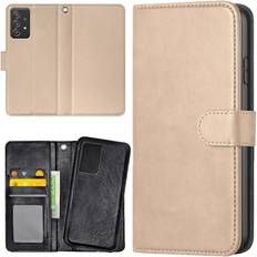 Samsung Galaxy A52 A52s 5G Lompakkokotelo Kuoret Beige Multicolor