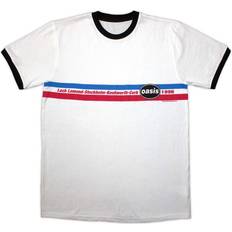 Unisex Ringer T-Shirt 1996 Tour Horizontal Stripes - White