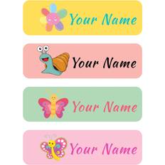 SOL Custom Waterproof Dishwasher Safe Kid Name Labels 128 Pack