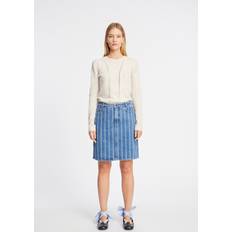 Munthe Dame Nederdele Munthe Frumah Organic Cotton Jeans Skirt - Blå