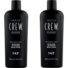 American Crew Hair Dyes & Colour Treatments American Crew Precision Blend 4.5% Developer for Gray 450ml x2