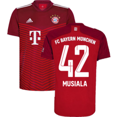 Bundesliga Game Jerseys adidas Bayern Munich Home Shirt MUSIALA 42