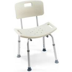 Height Adjustable Shower Chair with Back Rest