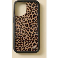 Wildflower Meow Leopard Print iPhone Case