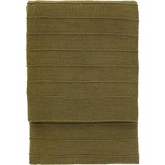 Gallery Direct Florence Knit Throw 1300x1700mm Olive Blankets Green