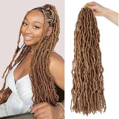 Lmzim 26 Inch Faux Locs Crochet Hair 7 Packs