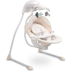 Caretero Elektrische Kinderschaukel Babywippe Raffi Beige