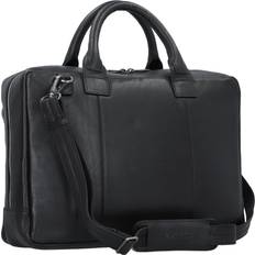 Plevier Plevier Vintage Bill Briefcase Leather - Black