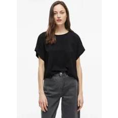Vila Women's Josa Short Sleeve Top - Black