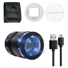 Magnifiers & Loupes SEM Loupe Magnifier 10x Rechargeable Jewelers Magnifying Glass