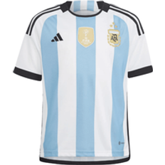 adidas Argentina 2022 World Cup Winners Home Shirt Kids