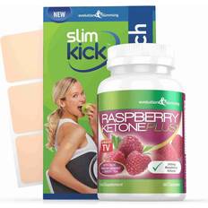 Raspberry Weight Control & Detox Evolution Slimming Raspberry Ketone Plus and Weight Loss Patch Pack