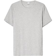 Bershka T-shirts Bershka Ribstrikket Slim-T-shirt - Grå