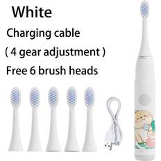 Electric Toothbrushes & Irrigators Maxpower Children's Sonic Electric Toothbrush IPX7 Waterproof Ultrasonic Rechargeable Soft Hair Cleaning