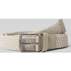 Calvin Klein Beige Bælter Calvin Klein Braided Belt - Grey