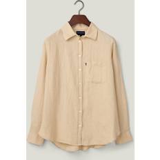 Lexington Overdele Lexington Klassisk Linskjorte - Beige