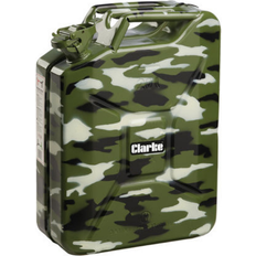 Clarke Jerry Can 20 Litre Metal Fuel Petrol Diesel Camouflage UN20LC 20L