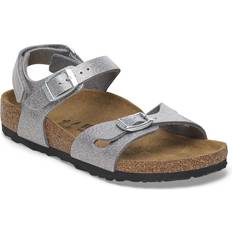 Birkenstock Kids' Rio As Kids Sparkling - Silver