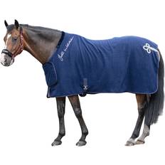 John Whitaker Chelsea Standard-Neck Horse Show Rug - Navy/Silver