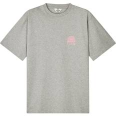 Mads Nørgaard Dame Tøj Mads Nørgaard Soft Single Dassel T-shirt - Light Grey Melange