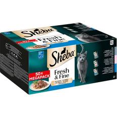 Sheba Pets Sheba Catcare Pouch Kabeljau & Lachs in Sauce 50x50g