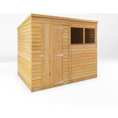 8 x 6 Garden Wooden Storage Shed Pent Roof Window