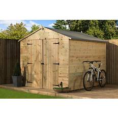 Empire Empire 9500 8 x 8ft Double Door Tongue and Groove Apex Garden Shed (Building Area )