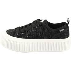 Buffalo Shoes Buffalo Madison Glam Trainers - Vegan Denim - Noir