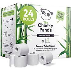 Bamboo Toilet Rolls 24 Rolls of 3 Ply Toilet Paper