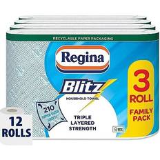 Blitz Household Towels 12 Rolls Per Pack 3-ply Kitchen Roll