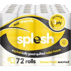 Cusheen Splesh 3-ply Toilet Roll 72 Pack