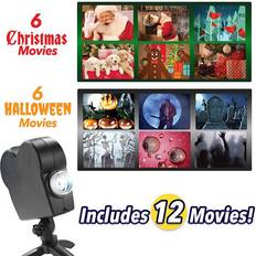 Gacloz Window Projector Halloween Xmas Movies Displays