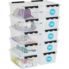 SmartStore 14 L Genomskinliga Förvaringslådor 10-pack Förvaringslåda