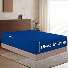 Textiles Elegant Comfort 1500 Premium Hotel Quality 18-24 Inches Deep Bed Sheet