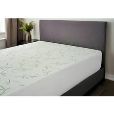 Textiles Homeroots Twin XL Waterproof Rayon Bamboo Deep Pocket Mattress Cover