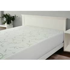 Textiles Homeroots California King Waterproof Rayon Bamboo Deep Pocket Mattress Cover