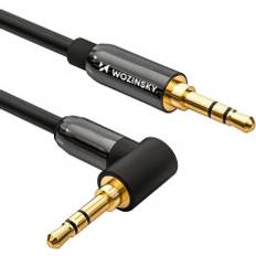 Kablar Hpa Vinklad AUX Kabel Hane Minijackkabel 3 m Svart