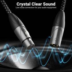 Kablar DeleyCON 2m XLR Kabel Studiokvalitet AWG24