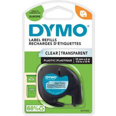 Dymo LetraTag Black on Clear