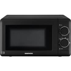 Microwave Ovens Daewoo 20L 800W Manual Microwave 5 Power Setting 30min Timer Defrost Black
