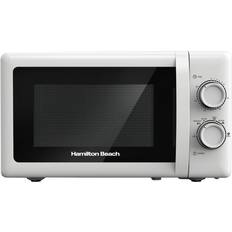 White Microwave Ovens Hamilton Beach Microwave 20L HBMX79SSW Stainless Steel, White