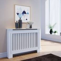 Medium Modern Vertical Slat Radiator Shelve