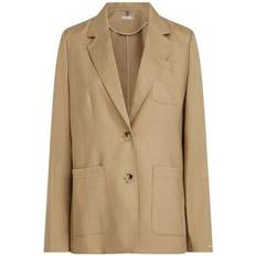 Tommy Hilfiger Kavajer Tommy Hilfiger ESS Linen Regular SB Blazer - Beige