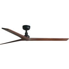 Faro Klim Large Black Walnut DC Ceiling Fan 6 Speed
