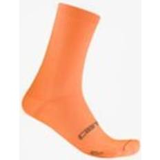 Castelli Underwear Castelli Espresso 18 Socks - Vivid Orange
