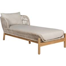 Solsenge House Nordic Terracina Solseng Med Ben I Akacietræ Inkl Beige Hynder L190xB87xH72,6cm